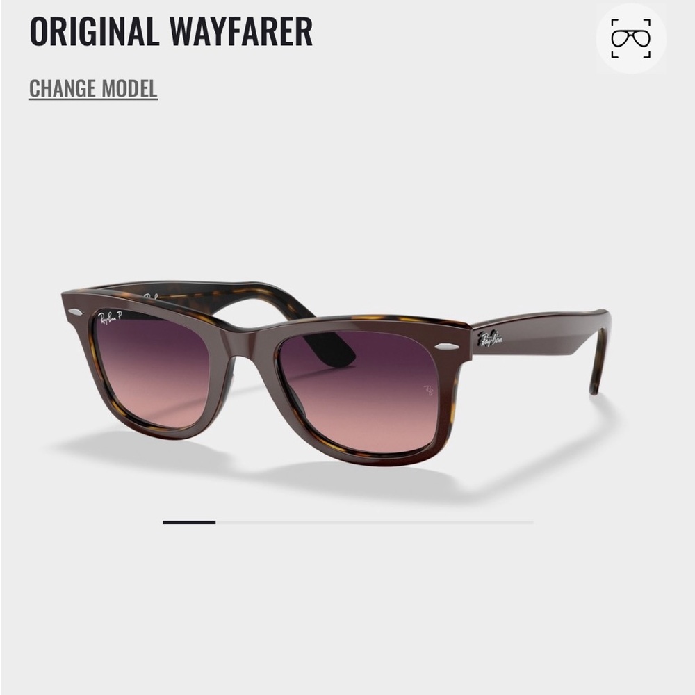 Ray-Ban Original Wayfarer Custom Tortoise with Polarized Lenses
